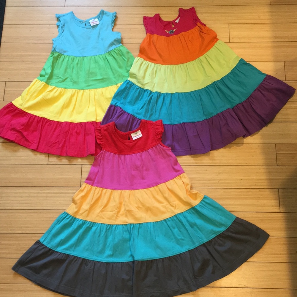 Hanna Andersson twirl dresses sz110 (5-6)